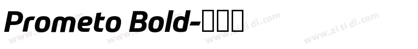 Prometo Bold字体转换